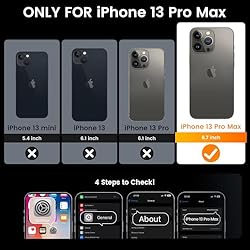 Goton for iPhone 15 Pro Max Case with Screen