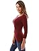 PattyBoutik Women's Boat Neck Raglan 3/4 Sleeve Blouse