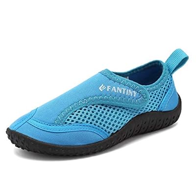 Merence Kleinkind Kid Wasserschuhe Aqua Schuh Schwimmbad Beach Sports Schnelltrocknende Sportschuhe für Mädchen und JungenE320GESTHSX-velcro.blue-27 9 Schnorchelmasken 41skLpmBo1L. SS400 Verschluss: Ohne Verschluss
Schuhweite: Schmal