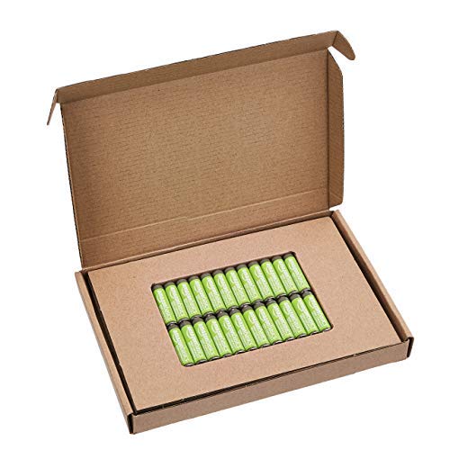 Amazon Basics 24er-Pack wiederaufladbare AAA-NiMH-Akkus mit hoher Kapazität, 850 mAh, 1,2 V, bis zu 500-mal aufladbar, vorgeladen 4