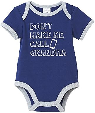 Cuddle Bear Baby Boys Call Grandma Bodysuit
