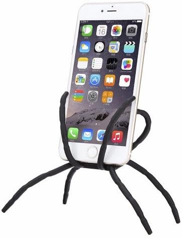 JEXON (TM) Universal Multi-Function Portable Spider Flexible Grip Holder for Smartphones and Tablets ( Black )