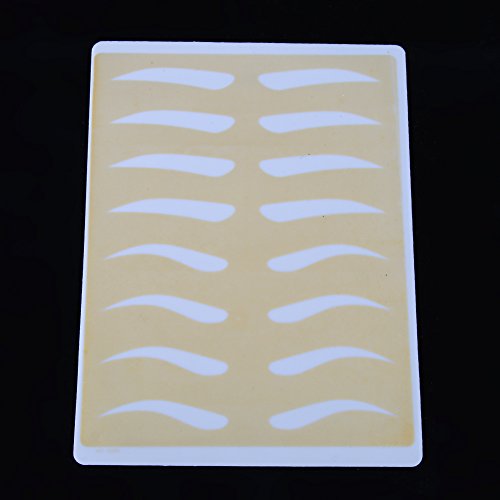 Fake Eyebrow Tattoo Practice Training Silicone Skin Sheet Pro 3D Makeup Eyebrow Tattoo Practice Skin