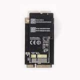 Broadcom BCM94360CD BCM4360CD 802.11ac WiFi WLAN Bluetooth 4.0 Card with Mini PCI-E to Mini PCI-E Interface Wifi Converter OS X (BCM94360CD module include)