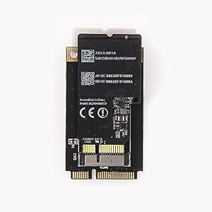Image of Broadcom BCM94360CD BCM4360CD 802.11ac WiFi WLAN Bluetooth 4.0 Card with Mini PCI-E to Mini PCI-E Interface Wifi Converter OS X (BCM94360CD module include)