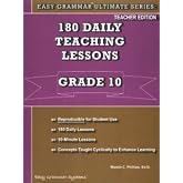 Easy Grammar Ultimate Series Teacher Book - Grade 10
