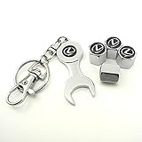 iDoood Tire Valve Caps + Wrench Keychain