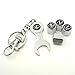 iDoood Tire Valve Caps + Wrench Keychain for Lexus