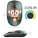 Nulaxy 2.4G Ergonomic Wireless Mouse, Portable Mobile Computer Mouse Optical Mice with USB Receiver, 3 Adjustable DPI Levels, Compatible with Notebook, PC, Laptop, Computer, MacBook - Monkey