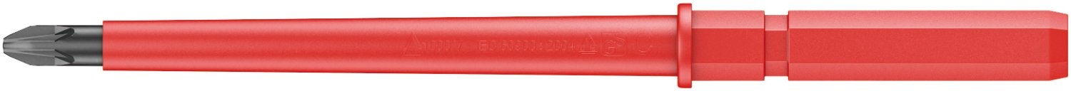 Wera 05003452001 PZ2 x 154 mm "Kraftform Kompakt VDE 65i" Inter-Changeable Blade - Silver