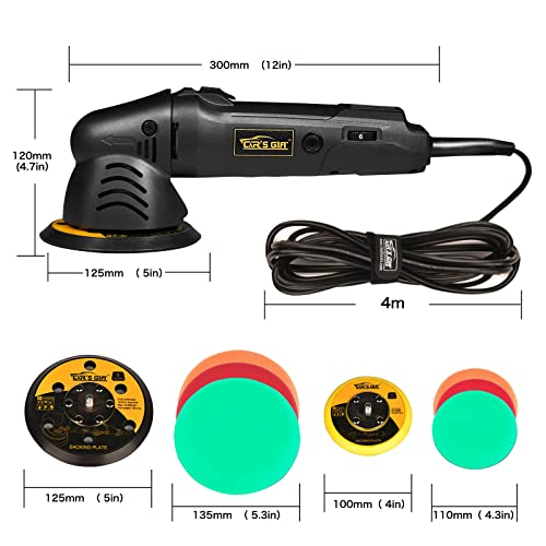 Buffing Machine Mops Chemical Guys Dual Action Car Polisher Buffer Machine Orbital DA ...