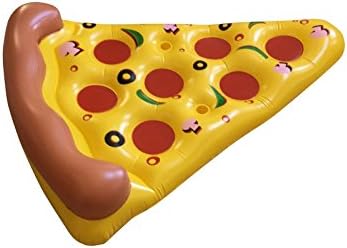 Inflatable Pizza Slice Pool Float Raft ,Outdoor Large Pool Floats Floatie Lounge Pool Party Toys For Adults &amp; Kids
