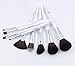 Nestling 9pcs Marble Makeup Brushes Make up Set Foundation Eyebrow Concealer Cosmetic Eyeshadow Brushes Kits