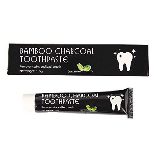 Organic Dentals Activated Charcoal Teeth Whitening Toothpaste - Mint Flavor - Eliminates Bad Breath - Removes Yellow Stains - Bamboo Charcoal Toothpaste - 105g (3.7oz) Organic Dentals Activated Charcoal Teeth Whitening Toothpaste - Mint Flavor - Eliminates Bad Breath - Removes Yellow Stains - Bamboo Charcoal Toothpaste - 105g (3.7oz)