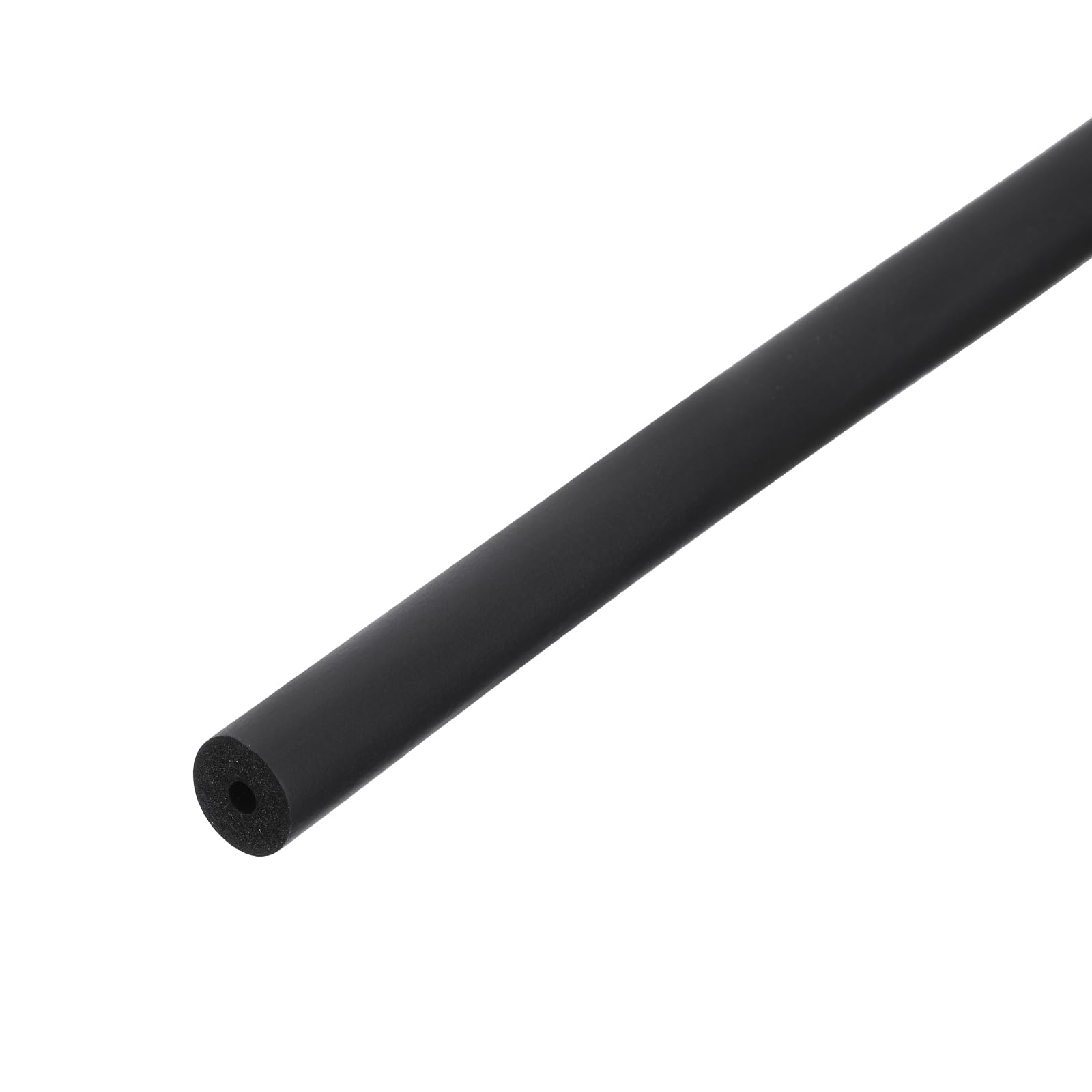 DMiotech Pipe Insulation Tube 3.5mm(1/8") ID x 5mm Thick 24" Foam Grip Pipes Wrap Closed Cell Foam Tubing Non-Slip for Utensil Tools Handle Support 0.61m, Black — image 1