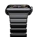 Oittm Stainless Steel Replacement Band for Apple Watch Series 4 (44mm), Modern Exquisite, Bright Black, 42mm, Waterproof, Adjustable, Sports, Premium Quality, Jubilee Style, Butterfly Clasp