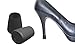 Flash on Heels Heel Replacements or Protectors - 4 Pairs - Black - 4 Sizes
