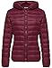 Wantdo Women's Hooded Packable Ultra Light Weight Short Down Jacket