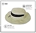 Tough Headwear Fishing Hat for Men & Women - Boonie Hat - Mens Beach Hat, Camping Hat, Gardening Hat, Outdoor Hat, Floppy Hat Light Khaki