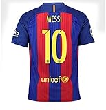 #10 Lionel Messi Home Adult Men's Soccer Jersey 16-17 (S)