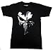 Marvel The Punisher Dirty Skull T-Shirt (Large, Black)