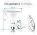 Hyperikon HyperPAR38-40 LED Bulb Dimmable, 14W (100W Equivalent), 4000K (Daylight Glow), 1240 lumens, CRI 90+, Flood Light Bulb, Medium Base (E26), ENERGY STAR - Great for Backyard, Office, Kitchen (4 Pack)
