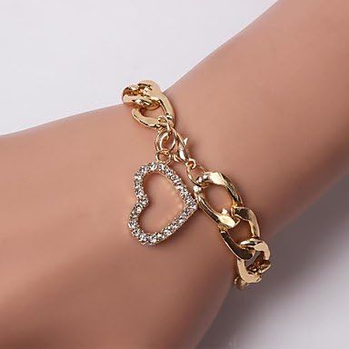 Lucky jewelry brand LOVE Set Auger Thick Chain Bracelet #02266242
