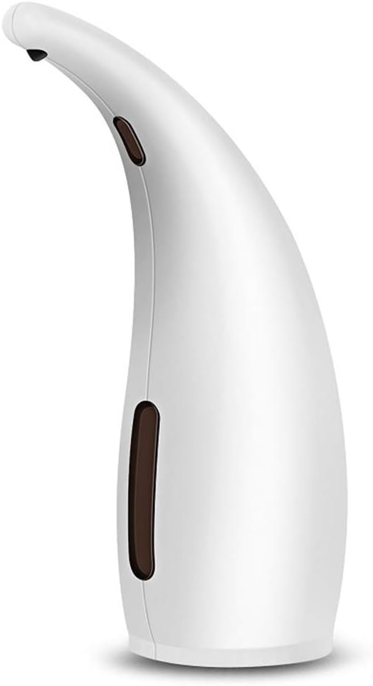 schicj133mm Automatic Soap Dispenser Touchless Liquid Soap Dispenser Bath Kitchen Hand Soap Dispenser White with Infrared Motion Sensor, Waterproof, 300ml