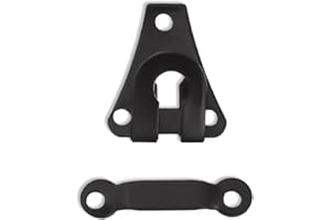 Lakesstory 12 Set Heavy-Duty Pant Hook & Eye Black Sewing Set Clothig Fixing Tools Hooks and Eyes Closure for Bra Trousers Skirt Dress