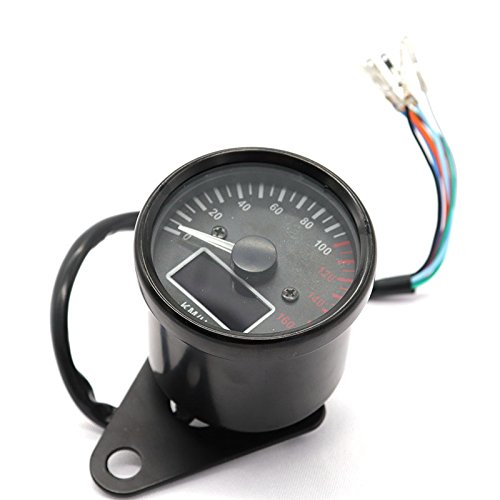 ETbotu Mini DC 12V LED Ammeter Display Instruments Multi-functional Gauge Odometer Accessory - Thumbnail 5