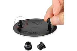 DRIMGREN 82mm Roundel Blue/White Car Emblem Kit–Tool-Free Mounting for German Luxury Vehicles|UV-Resistant Hood/Trunk Badge Fits Sedans,Coupes & SUVs/3/5 Series & Modern Series(Excludes X7/Z4)