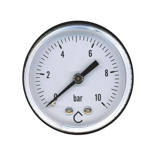 Somatherm W500013 manometer axiale max. 10 bar M8/13, grijs