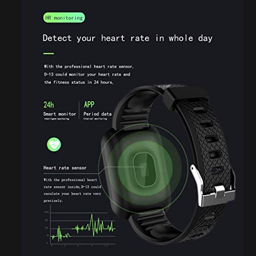Qiopes Wasserdichtes Bluetooth-Sport-Smart-Armband-Armband Fitness-Tracker Smartwatches