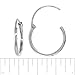 Sterling Silver Endless Hoop Earrings for Ears Nose and lips 1/2 inch 12mm