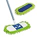 Quickie Microfiber Dust Mop, 48-Inch, Green, Floor Sweeper with Adjustable Steel Handle, Machine Washable for Hardwood/Tile/Laminate Floors in Home/Kitchen/Bathroom