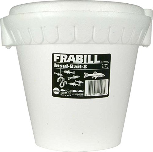 UPC 082271111081, Frabill Ice Foam Bucket, 8 quart, White