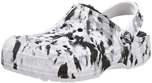 Baya Lined Clog | Fuzzy Slippers, White 