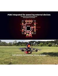 Controlador de vuelo SpeedyBee F4 AIO Betaflight integrado OSD PDB LC filtro para FPV RC Drone Quadcopter, ajuste de parámetros FC a través de dispositivo móvil