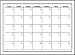 WallPops WPE94575 Medium Monthly Calendar, White & Off-White