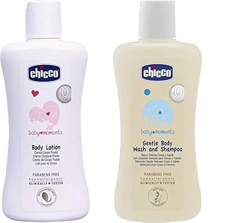 chicco gentle body wash and shampoo 200ml