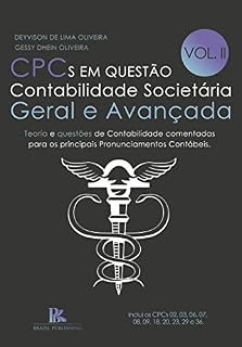 Livro CPCs em questão contabilidade societária: geral e avançada - Volume 2