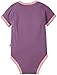 Babysoy Baby Girls' Kimono Bodysuit (Baby) - Eggplant - 0-3 Months