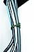Gardner Bender 42-311R 100% Recycled Cable Tie, 11 inch, 50 lb, Electrical Wire and Cord Management, Nylon Zip Tie, 75 Pk, Dark Green