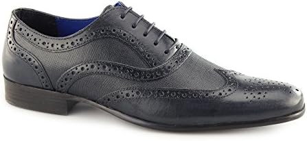 Red Tape CARN 2 Mens Leather Chisel Toe Brogues Blue