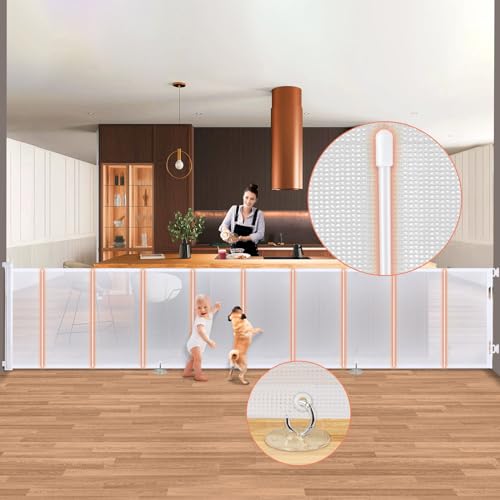 Retractable Baby and Dog Gate
