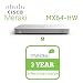 Cisco Meraki MX64 Small Branch Security Appliance Bundle, 200Mbps FW, 5xGbE Ports - Includes 3 Years Enterprise License