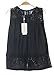 KOINECO Women's Sexy Hollow Out Backless Crop Tank Tops
