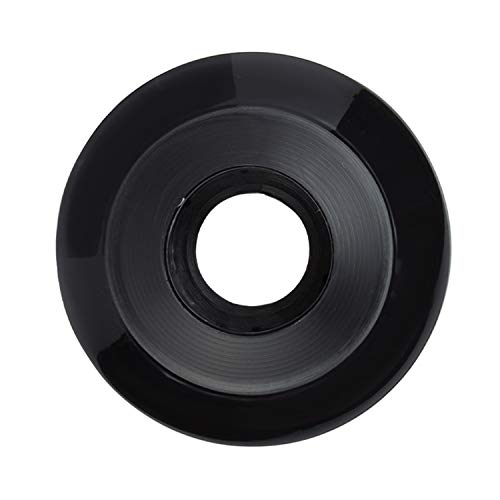 NONMON Skateboard Wheels 52mm 95A with ABEC-9 Bearings, Pack of 4, Solid Black