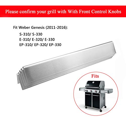 Hisencn 17.5" Flavorizer Bars for er Genesis 300 E310 S310 E320 E330