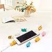 Geicyjiecy 8Pcs Adorable Animals USB Cables Protective Cover for Phone,Prevent The Charge Cable from Break